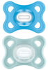 Picture of MAM Comfort Pacifiers, Newborn Pacifiers, 2 Count (Pack of 1) MAM Pacifiers 3-12 Months, Best Pacifier for Breastfed Babies, Boy Silicone Pacifier