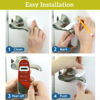 Picture of Door Lever Locks (4 Pack) - Prevents Toddlers from Opening Doors - Durable ABS with 3M Adhesive - Easy One-Hand Operation for Adults, No Tools Needed