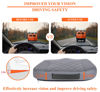 Picture of kingphenix Premium Car Seat Cushion, Memory Foam Driver Seat Cushion to Improve Driving View- Coccyx & Lower Back Pain Relief- Seat Cushion for Car, Truck, Office Chair (Gray)