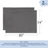 Picture of EXQ Home Toddler Pillowcases 13x18 Travel Pillow Case Set of 2, Small Pillow Case Fits Baby Pillow Sized 12x16, 13x18, Kids Pillowcases 2 Pack Machine Washable with Envelope Closure (Dark Grey)