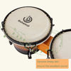 Picture of BAHAMUT Bongo Drum Set, 6"+7" Wooden Bongos for Adults & Kids Beginners, Ideal Percussion for Education and Practice, Comes with Tuning Wrench & Waterproof Bag