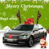 Picture of Christmas Rudolph Reindeer Vehicle Car Kit, Car Reindeer Antlers & Nose Decorations, Antlers Car Kit,Antler Decor with Jingle Bells Red Nose and Tail for Truck,Decorate Any Vehicle.