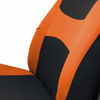 Picture of FH Group Car Seat Covers Front Set Orange Cloth - Seat Covers for Low Back Car Seats with Removable Headrest, Universal Fit, Automotive Seat Cover, Airbag Compatible Car Seat Cover for SUV, Sedan, Van