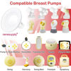 Picture of Nenesupply 21mm Soft Flange Compatible with Medela Breast Pump Parts Replace 21mm Flange for Medela Accessories Compatible with Pump in Style Parts Symphony Swing Harmony Pump and Personalfit Flex