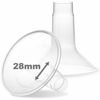 Picture of Nenesupply 28mm Flange Compatible with Medela Breast Pump Parts Replace 28mm Flange for Medela Accessories Compatible with Pump in Style Parts Symphony Swing Harmony Pump Work with Personalfit Flex