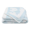 Picture of Living Textiles Chenille Baby Blanket - Blue Elephant Ultra Soft, Thick, and Versatile | Warm Blanket for Newborns, Throw Blanket for Crib, Stroller Cover | Perfect Baby Gift 40 x 30 inches