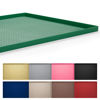 Picture of Hubulk Dog Feeding Mat,100% Waterproof Food Grade Silicone Pet Food and Water Bowl Placemat,Dishwasher, High Raised Edge to Prevent Spills,Nonslip Tray to Stop Messes on Floor(19"x12"x0.5",Hunter
