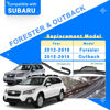 Picture of RAINTOK Windshield Wiper Blades Replacement for 2012-2018 Subaru Forester / 2015-2019 Subaru Outback Original Factory Quality Front Rear Wipers Blade Set for My Car - 26" 17" 14" (Pack of 3)