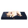 Picture of EHEYCIGA Orthopedic Medium Dog Beds for Small Dogs with Removable Washable Cover for Crate, Navy, 30x20