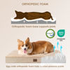 Picture of EHEYCIGA Orthopedic XXL Dog Beds for Jumbo Dogs with Removable Washable Cover for Crate, Khaki, 47x29