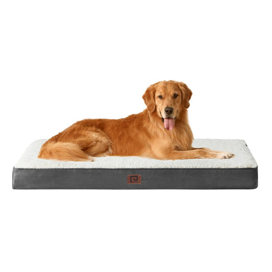 Picture of EHEYCIGA Orthopedic Dog Beds for Large Dogs with Removable Washable Cover, Beige, 36x27