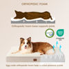 Picture of EHEYCIGA Orthopedic XL Dog Beds for Extra Large Dogs with Removable Washable Cover, Camel, 44x32