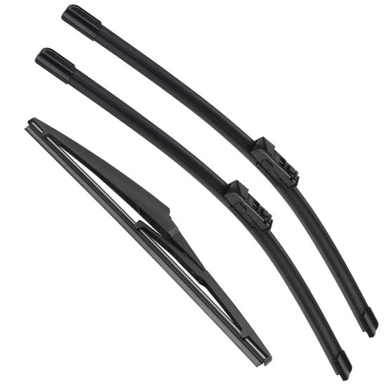 Picture of RAINTOK Windshield Wiper Blades Replacement for 2015 2016 2017 Lexus NX200t / 2018 2019 2021 Lexus NX300 / 2015-2021 Lexus NX300h Front Rear Wipers Blade Set for My Car - 26" 16" 12" (Pack of 3)