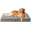 Picture of EHEYCIGA Orthopedic XL Dog Beds for Extra Large Dogs with Removable Washable Cover, Light Grey, 44x32