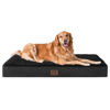 Picture of EHEYCIGA Orthopedic XL Dog Beds for Extra Large Dogs with Removable Washable Cover for Crate, Black, 41x27