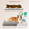 Picture of EHEYCIGA Orthopedic XL Dog Beds for Extra Large Dogs with Removable Washable Cover for Crate, Light Grey, 41x27