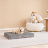 Picture of EHEYCIGA Orthopedic Foam Dog Bed for Large Dogs, 35"L x 23"W x 3.5"Th, Light Grey