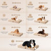 Picture of EHEYCIGA Orthopedic Dog Beds for Large Dogs with Removable Washable Cover, Khaki, 36x27