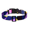Picture of Mercano Adjustable Dog Collar - Special Design Patterns, Soft Nylon Comfortable Durable Pet Collar for Small Medium Large Dogs (L, Geometry Purple)
