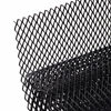 Picture of AggAuto Universal 40"x13" Car Grill Mesh - Aluminum Alloy Automotive Grille Insert Bumper 8x16mm Rhombic Hole, One of the Most Multifunctional Shape Grids 100x33cm Black