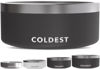 Picture of Coldest Dog Bowl - Anti Rust Metal & Non Slip Dog Bowls Large, Spill Proof Heavy Duty 3 Layers Insulated Dog Bowl - Food and Water Bowl for Dogs, Cats & Pets, Dishwasher Safe (100 oz, Stealth Black)