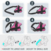 Picture of Bolux Dog Harness, No-Pull Reflective Dog Vest, Breathable Adjustable Pet Harness with Handle for Outdoor Walking - No More Pulling, Tugging or Choking (Rose red, S)