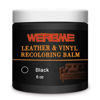 Picture of WERBME Leather Recoloring Balm, Black Leather Color Restorer, Leather Dye, Leather Couch Paint-Repair Leather Color on Faded & Scratche, for Restore Couches, Car Seats, Clothing, Shoes