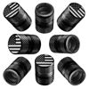 Picture of Tire Valve Stem Caps for Car American Flag Tires Air Caps Cover 8 Pack Corrosion Resistant Premium Alloy Universal for SUV Truck Motorcycle Bike Black