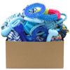 Picture of Beiker 20 Pack Puppy Chew Toys - Blue Dog Teething Toys for Puppies, Puppy Toys Teething Rings and Durable Ropes, Blue Rubber Toy Bundle for Small Dogs, Cute Interactive Dog Balls for Small Breed