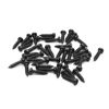 Picture of SAPHUE 50pcs Acoustic Electric Guitar Tuning Pegs Screws,Bass Guitar Machine Heads Mounting Screws for Electric/Acoustic Guitar Bass (Black, 2 * 11mm)