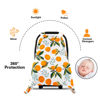 Picture of Baby Car Seat Cover Infant Carseat Canopy, Metplus Cotton Muslin Carrier Covers, Summer Stroller Canopie - Extra Wide Universal Fit, Lightweight Breathable Soft for Newborn Boy Girl (Oranges)