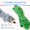 Picture of SHARLOVY Dog Squeaky Toys No Stuffing 2 Pack Dog Toys for Small Dog Toys Crinkle Dog Toys Durable Dog Chew Toys Plush Cute Animals Puppy Toys for Teething Pet Toys