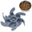 Picture of Keegud Slow Feeder Dog Bowls Insert [36 Octopus Suction Cups] Super Firm Eating Bowl [Cuttable] for Large Breed and Medium Size Compatible with Regular Elevated (Turbine)