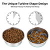 Picture of Keegud Slow Feeder Dog Bowls Insert [36 Octopus Suction Cups] Super Firm Eating Bowl [Cuttable] for Large Breed and Medium Size Compatible with Regular Elevated (Turbine)