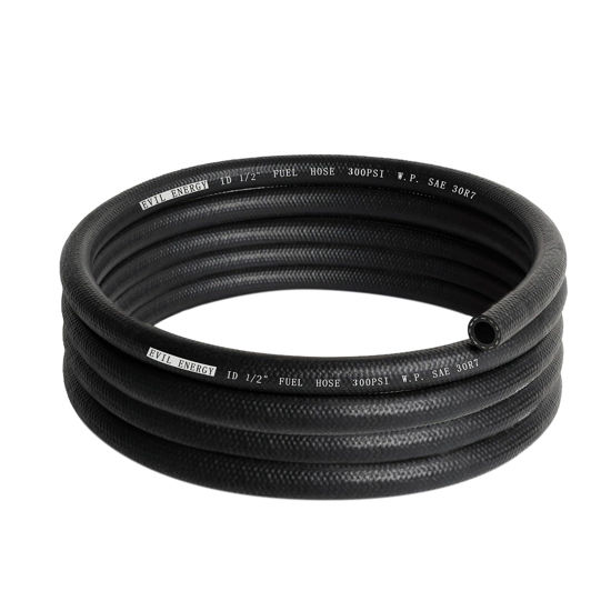 Picture of EVIL ENERGY 1/2 Fuel Hose Line Push Lock NBR Rubber SAE 30R7 10FT 300PSI