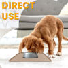 Picture of Ptlom Dog Food Mat Anti-Slip Dog Bowl Mats for Food and Water, High-Lips Dog Feeding Mat Waterproof Pet Placemat Prevent Messy Spills to Floor, Silicone Puppy Tray for Small Medium Large Dogs Cats