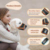 Picture of HEELE Dog Muzzle, Pet Muzzle for Small Medium Large Dogs, Air Mesh Breathable Drinkable Nylon Pattern Puppy Muzzle