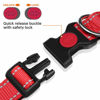 Picture of Taglory Reflective Dog Collar with Safety Locking Buckle, Adjustable Nylon Pet Collars for Medium Dogs Female Male, Red, M