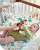 Picture of TotBasic Dinosaur Pack N Play Sheets Fitted, Ultra Soft Mini Crib Sheets for Boy, Premium Jersey Knit Pack and Play Sheets, Stretchy Neutral Play Yard Sheets for Pack and Play Mattress, 2 Pack