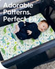 Picture of TotBasic Dinosaur Pack N Play Sheets Fitted, Ultra Soft Mini Crib Sheets for Boy, Premium Jersey Knit Pack and Play Sheets, Stretchy Neutral Play Yard Sheets for Pack and Play Mattress, 2 Pack