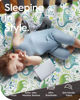 Picture of TotBasic Dinosaur Crib Sheets for Boys, Premium Soft Crib Mattress Fitted Sheet, Ultra Breathable Baby Sheets, Super Stretchy Baby Bed Sheets 28x52x9 Extra Deep Pocket, 2 Pack