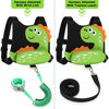 Picture of Accmor Toddler Harness Leash, Cute Dinosaur Kids Harness Child Leash with Anti Lost Wrist Link for Outdoor Travel, Adorable Baby Walking Harness Wristband Assistant Strap for 1-3 years old Boys Girls