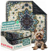 Picture of PUPIBOO Washable Pee Pads for Dogs - Super Absorbent Reusable Puppy Training Pads - 100% Waterproof, Leak-Proof & Non-Slip Whelping Pads for Pet Housebreaking