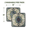 Picture of PUPIBOO Washable Pee Pads for Dogs - Super Absorbent Reusable Puppy Training Pads - 100% Waterproof, Leak-Proof & Non-Slip Whelping Pads for Pet Housebreaking