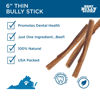Picture of Best Bully Sticks 6 Inch Thin Bully Sticks - 24 Count (Pack of 1) - All-Natural, Easily Digestible, 100% Grass-Fed, Grain and Rawhide Free
