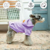 Picture of BEAUTYZOO Small Dog Hoodie Sweater with Pockets, Dog Clothes for Small Medium Dogs Boy Girl, Waffle-like Laminated Cotton Pet Coats with Hat and Leash Hole, All Weather Coat for Puppy Doggie Chihuahua