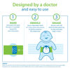 Picture of Dr. Brown's Infant Gripebelt Heated Belly Band, Soothe Baby's Tummy with Gentle Warmth and Compression, Hedgehog, 0m+