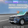 Picture of Sun Shade Sunshade Compatible with Mercedes Benz GLE Class 2020-2024 Windshield Cover, 2-Layers Sun Shield for GLE 450 GLE 350 240T Silver Coating Sun Visor Foldable Window Shade Car Accessories