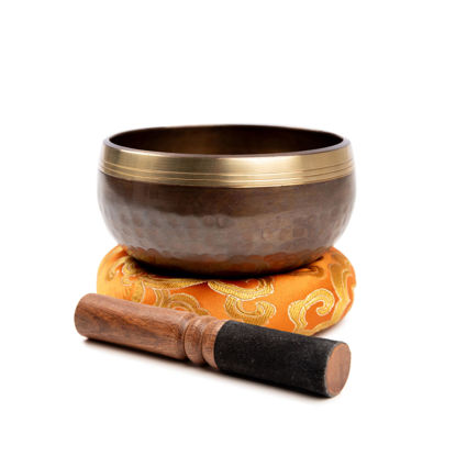 Picture of Tibetan Singing Bowl Set Bronze - Master Healing Grade - Authentic Handcrafted Sound Bowl by Himalayan Bazaar