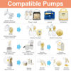 Picture of Maymom MyFit 23mm Medium Two-Piece Design Breastshield, Compatible with Medela Breast Pump; Ideal for HandsFree Bra; Not Original PersonalFit Flex Breast Shield, Not Original Freestyle Pump Parts, 2pc